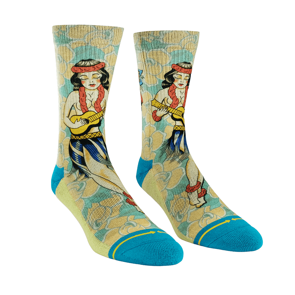 Merge 4 - Richard Kirby Hula Crew Socks