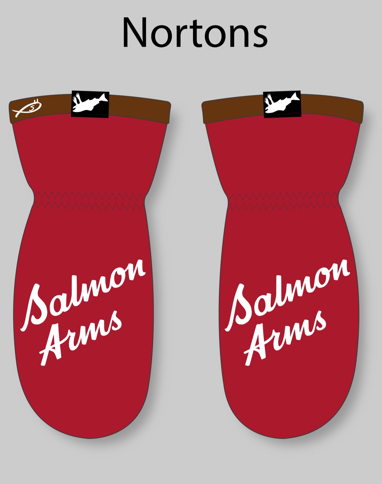Salmon Arms - Team Mitts - Norton