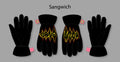 Salmon Arms - Glove - Sangwich