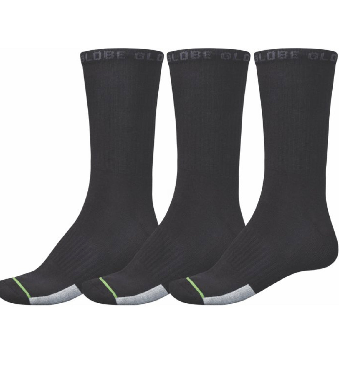 Globe Shoes - Low Impact Crew Sock - 3 pack