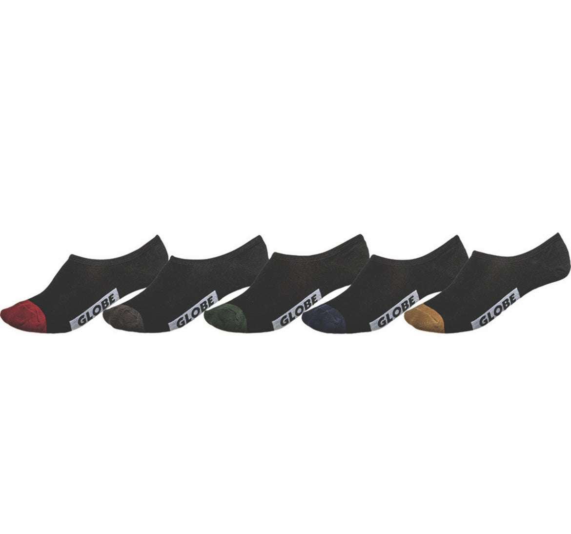 Globe Shoes - Dip Invisible Sock - 5 pack