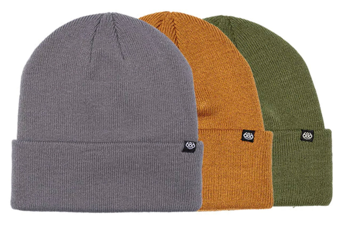 686 Standard Roll Up Beanie - 3 pack