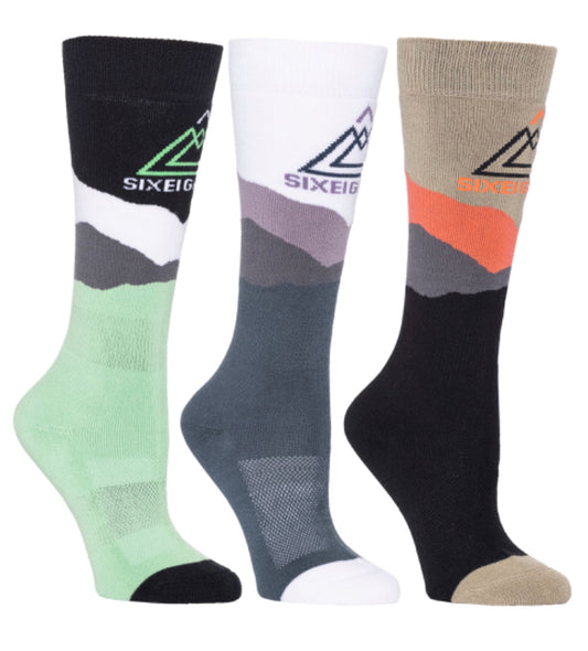 686 - Women’s Layers Snow Sock 3-Pack Assorted