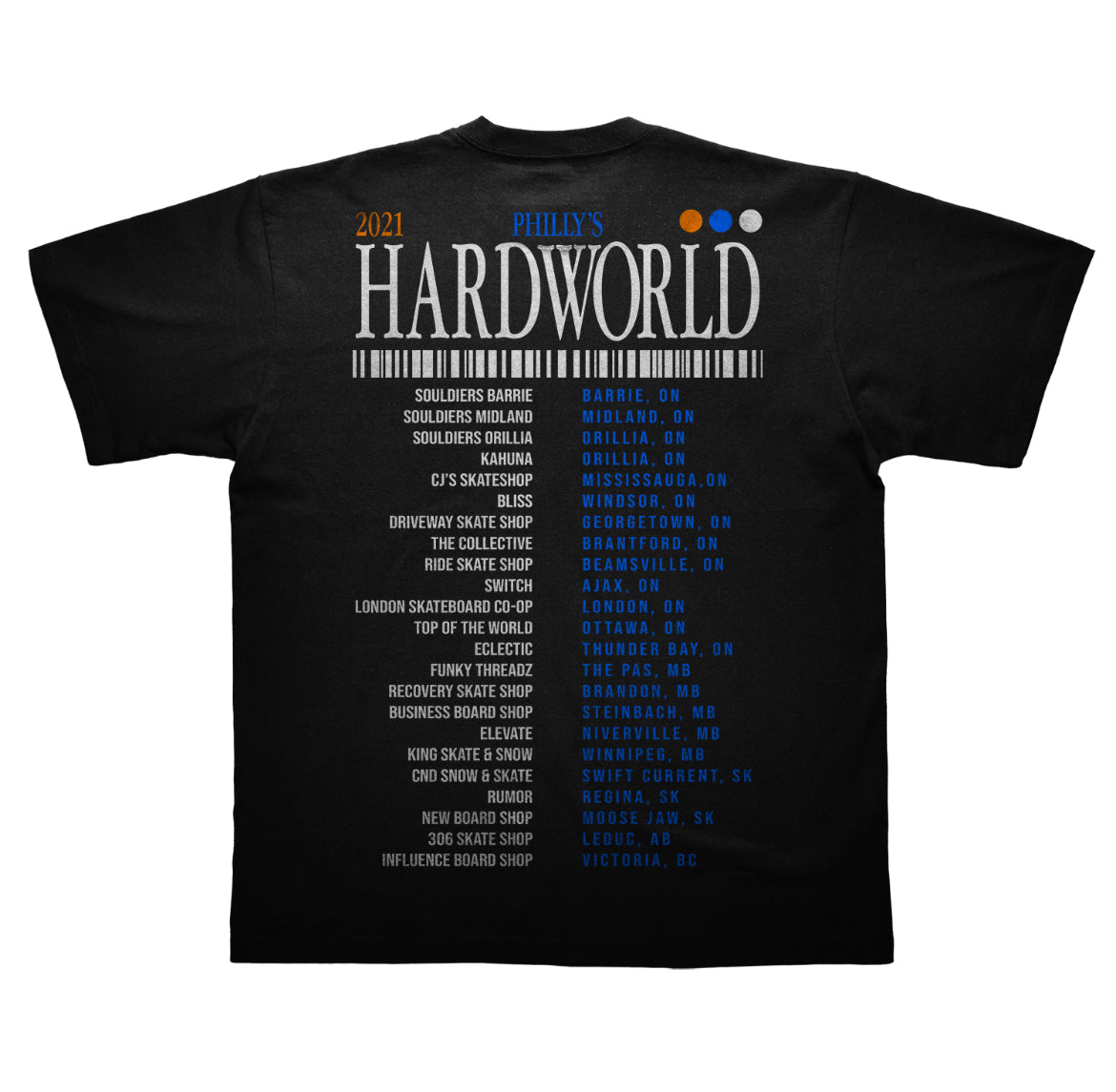 Philly's Hardware - World Tour Shirt