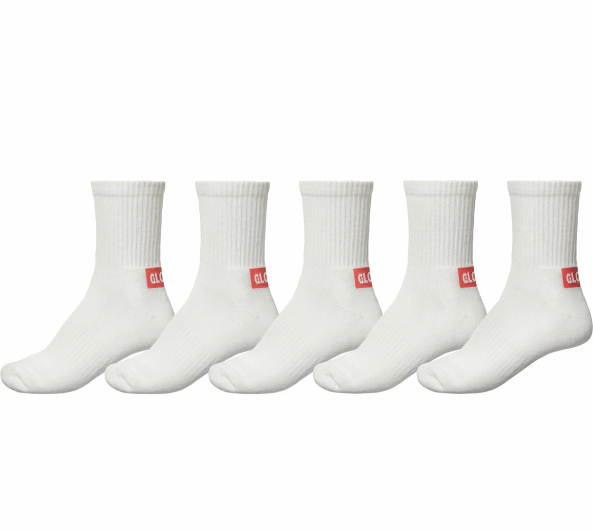 Globe Shoes - Minibar Crew Sock - 5 pack