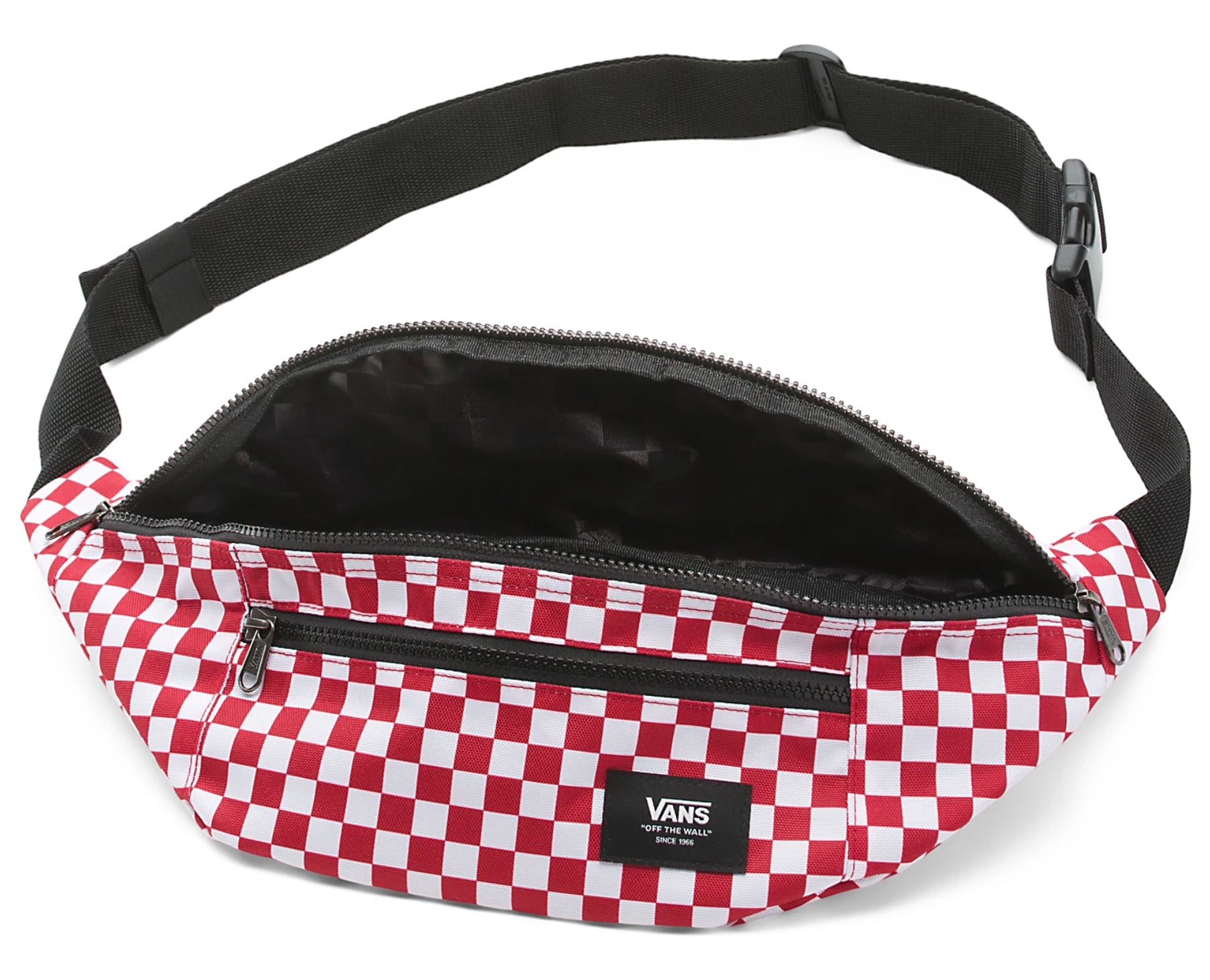 Vans ward black & white checkered cross body online pack