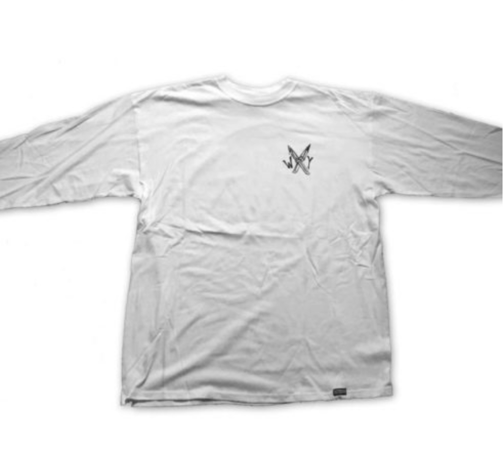 Wasted Youth - White Coffin/Blades Long Sleeve
