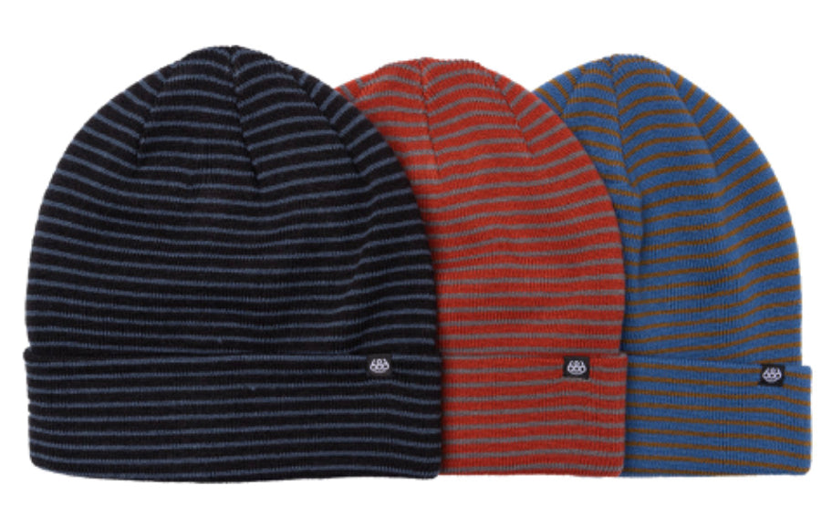 686 - Small Stripes Beanie 3 Pack