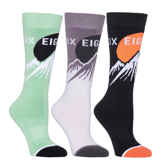 686 - Women’s Sunrise Snow Socks 3-Pack Assorted