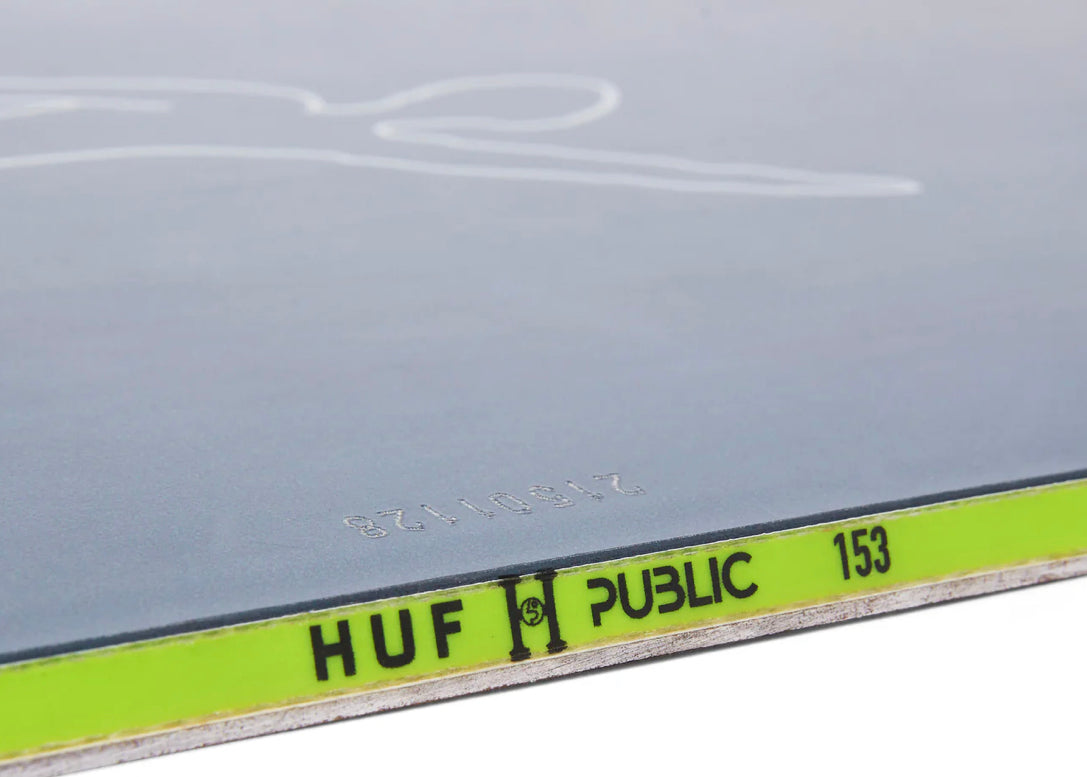 Public Snowboard - HUF x Public Display - Flat to Gradual Rise