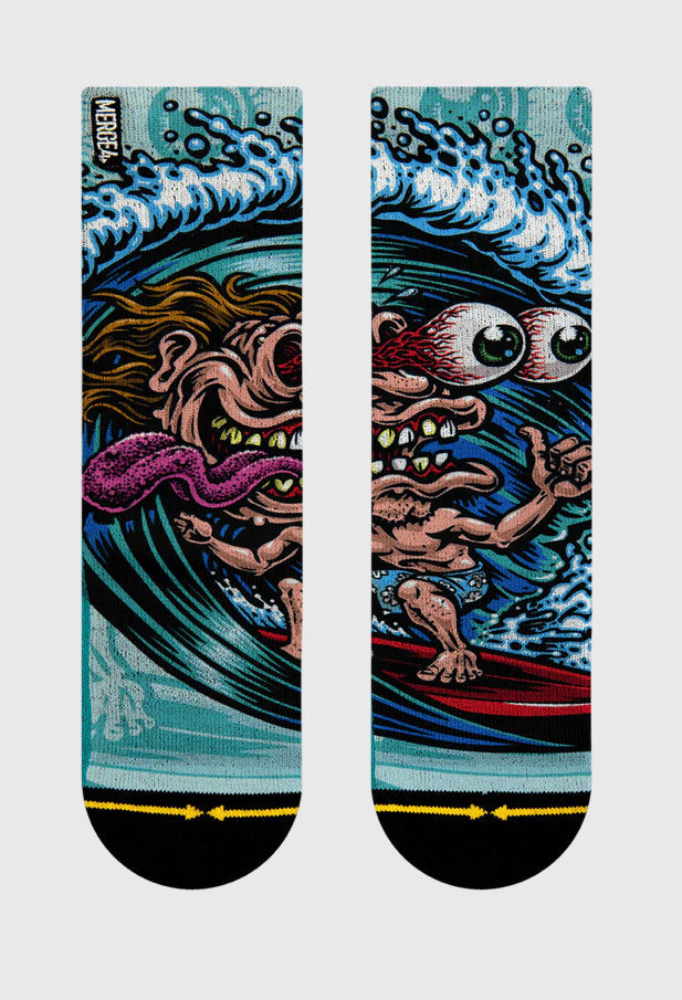 Merge 4 - Youth Jimbo Surf Freak Socks
