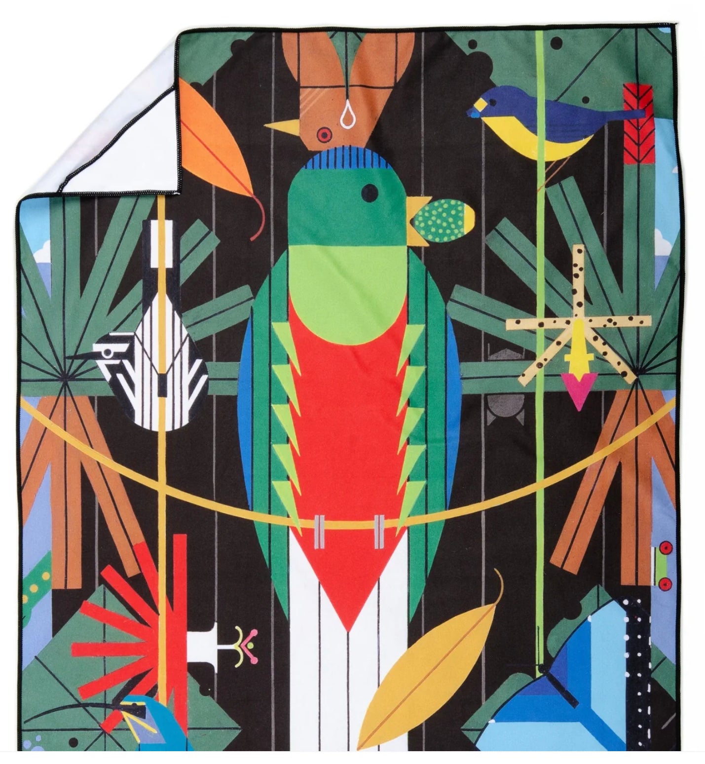 Habitat - Charley Harper Monteverde Yoga Towel