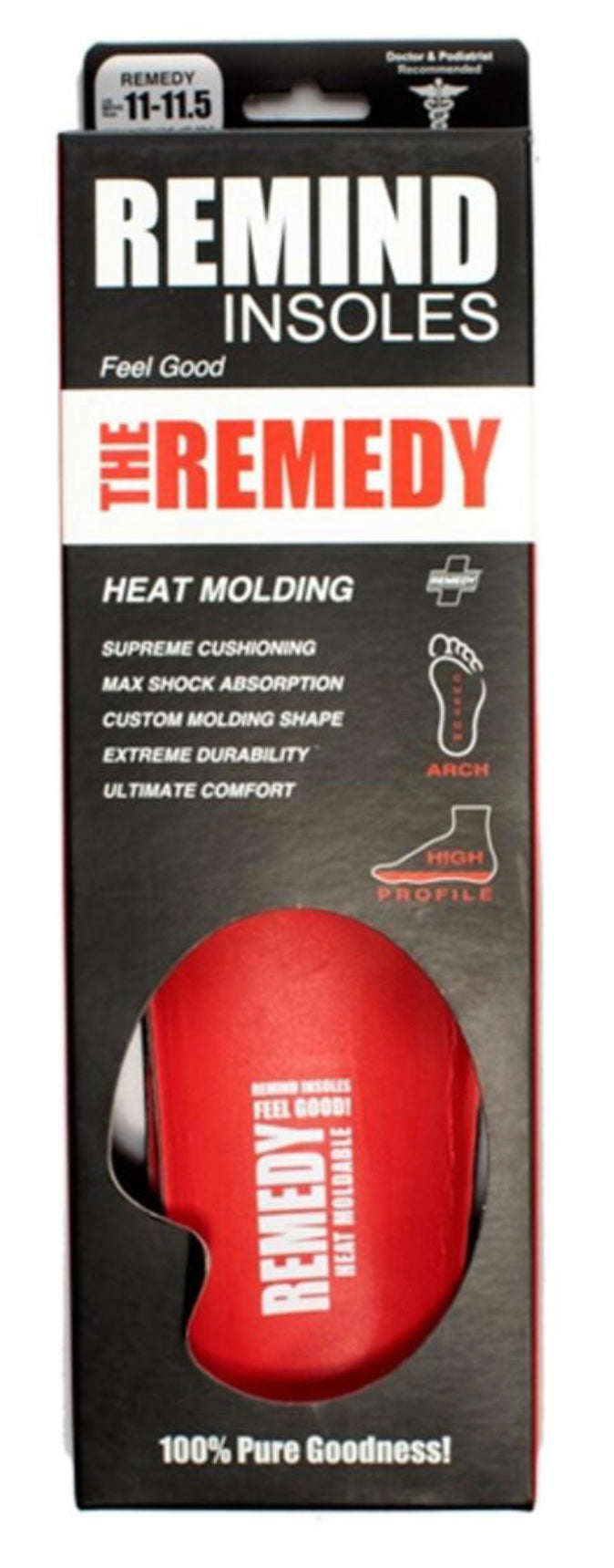 Remind Insoles - REMEDY Heat Moldable