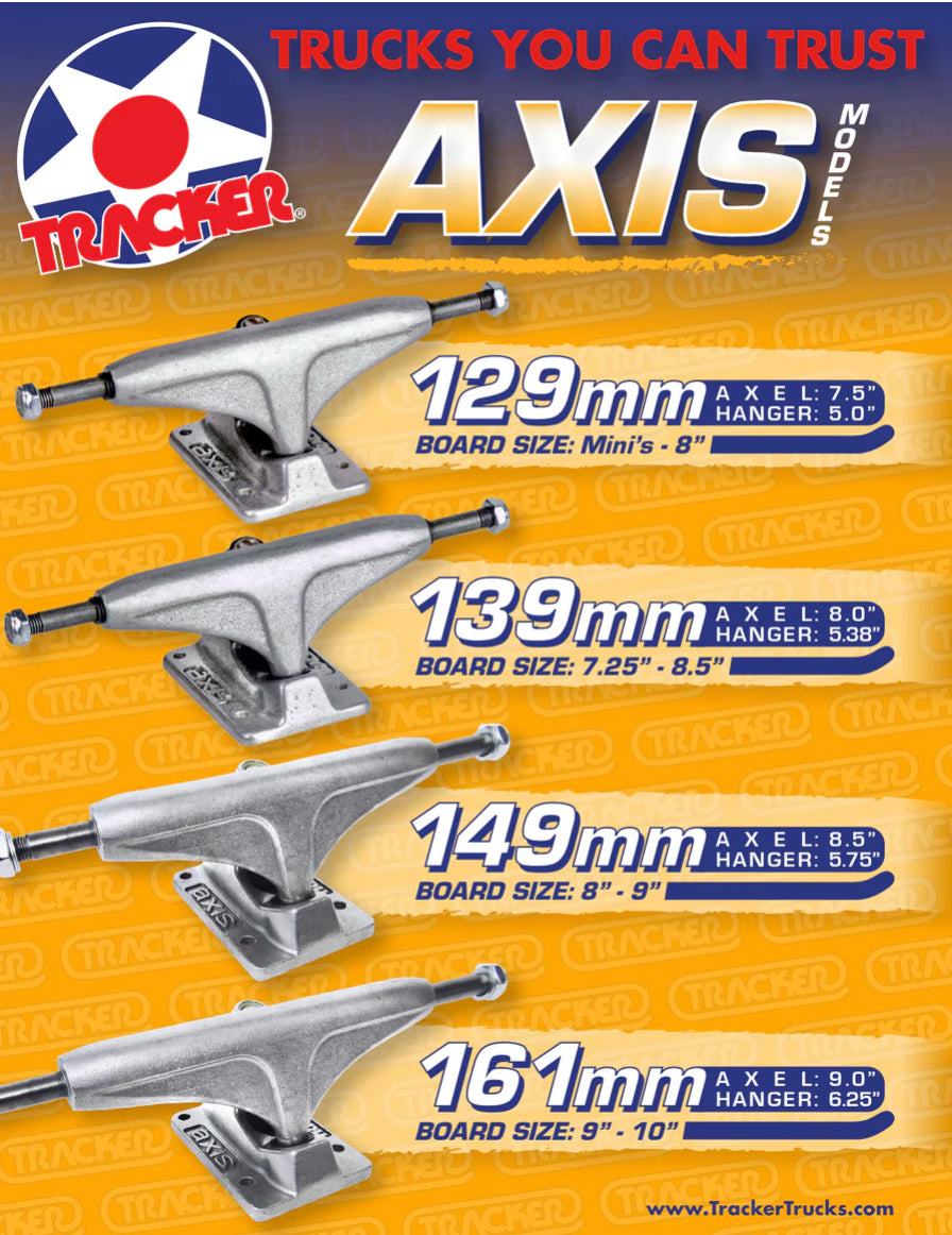 Tracker Trucks - Axis 161mm Allen Losi (set)