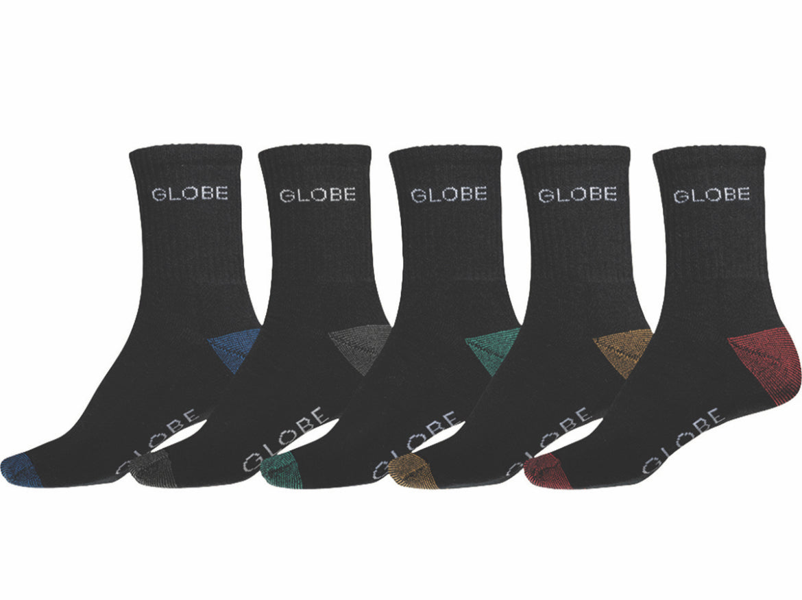 Globe Shoes - Ingles Crew Sock 5 Pack