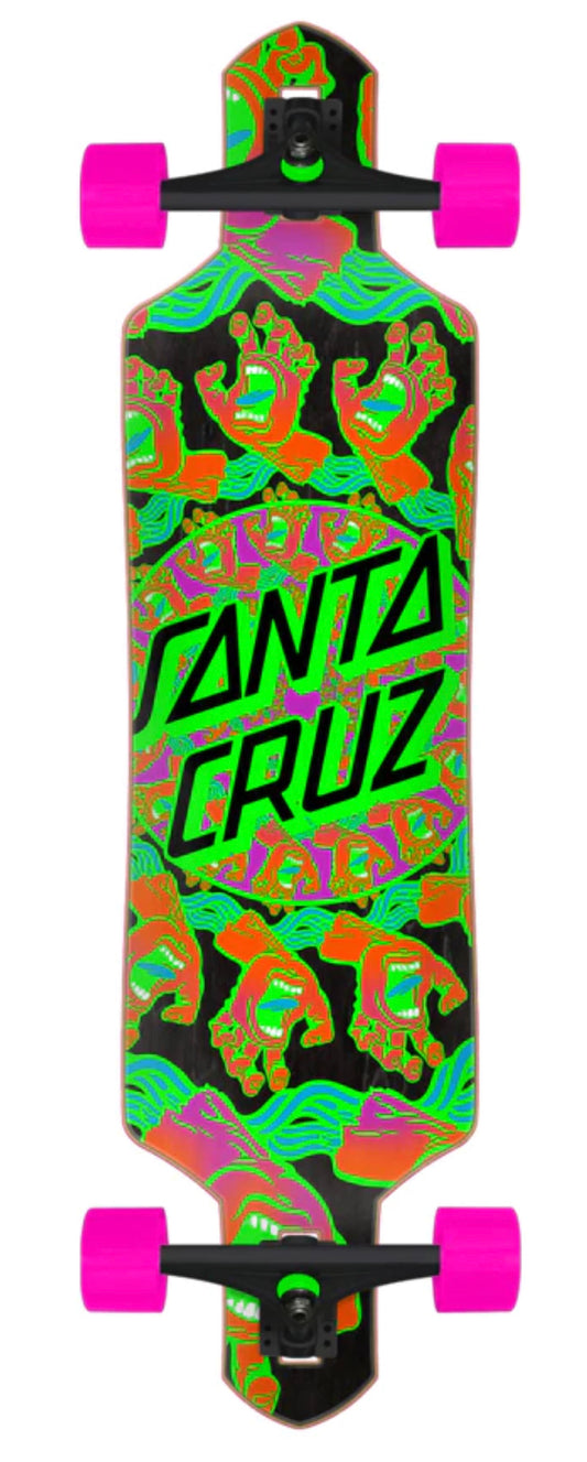 Santa Cruz - Mandala Hand Drop Thru Cruiser Skateboard