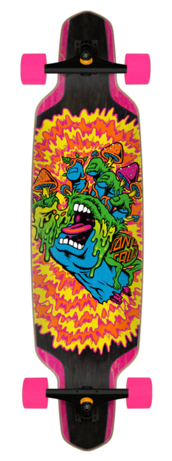 Santa Cruz - Toxic Hand Drop Down Cruiser Skateboard