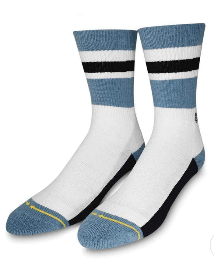 Merge 4 - Haven - White Classic Crew Sock