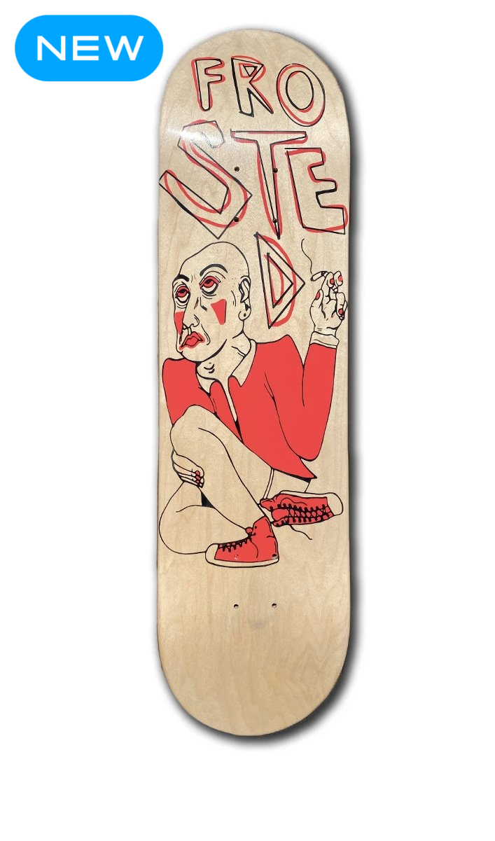 Frosted Skateboard- Clown