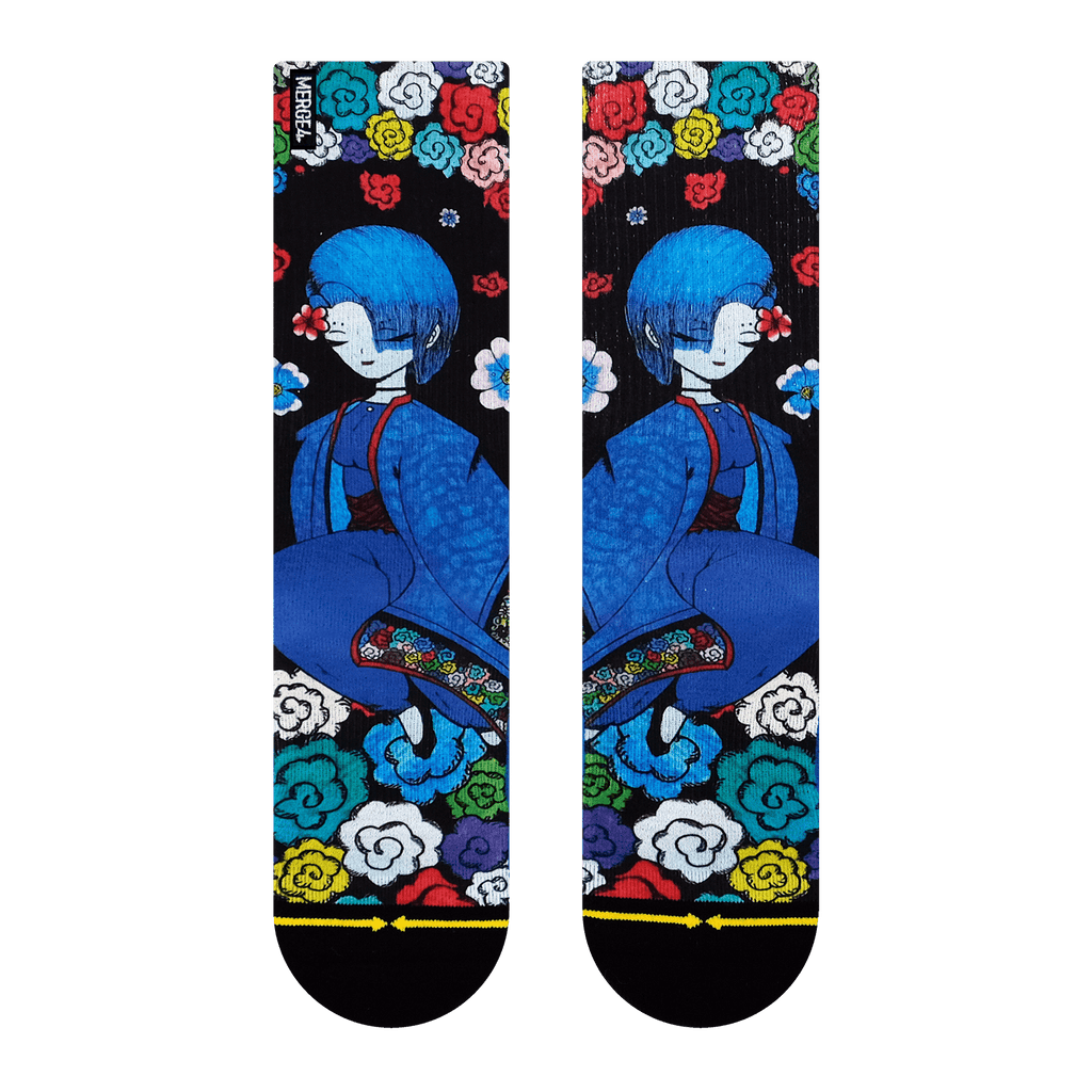 Merge 4 - Josh Rodriguez Utsukushii Crew Socks