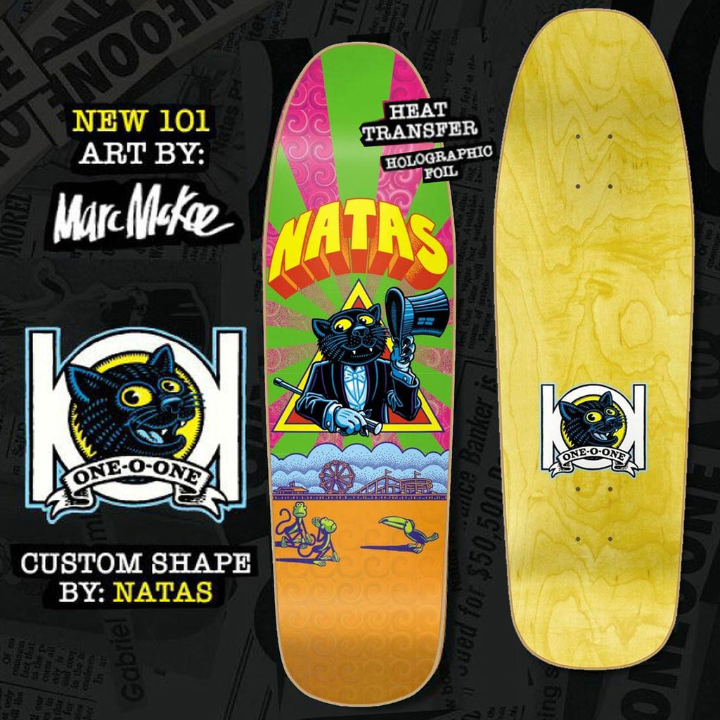 101 - Natas Panther HT 9.25 Skateboard Deck(Warped)