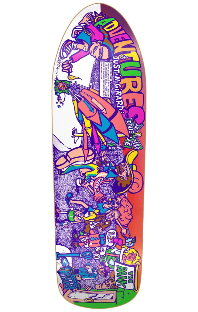New Deal Skateboards - Adventures of Justin Girardi HT Deck(WARPED)
