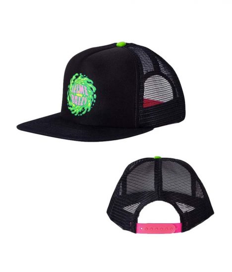 Santa Cruz - Slime Balls SB Logo Mesh Trucker High Profile Hat