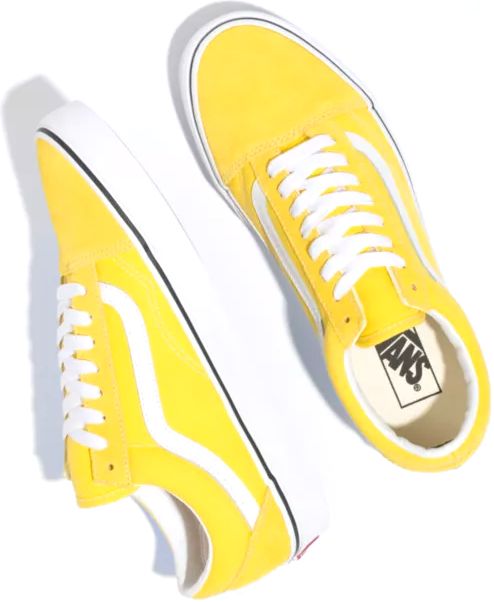 Yellow old skool vans canada Clearance